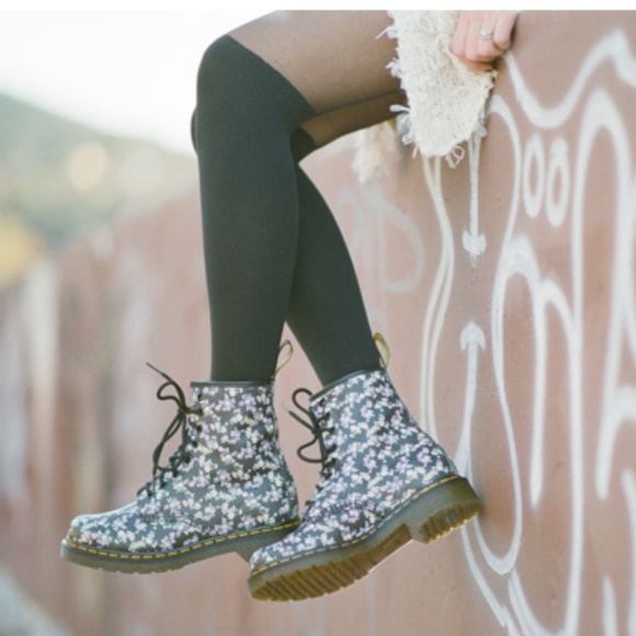 Dr. Martens Shoes - Dr. Martens Floral 1460 Boot